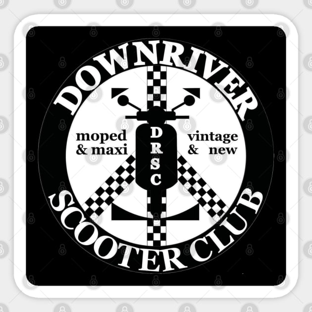 New Downriver Scooter Club Sticker by Downriver Scooter